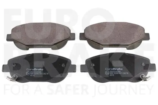 Bremsbelagsatz, Scheibenbremse Vorderachse EUROBRAKE 5502225225 Bild Bremsbelagsatz, Scheibenbremse Vorderachse EUROBRAKE 5502225225