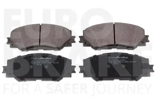 Bremsbelagsatz, Scheibenbremse Vorderachse EUROBRAKE 5502224595 Bild Bremsbelagsatz, Scheibenbremse Vorderachse EUROBRAKE 5502224595