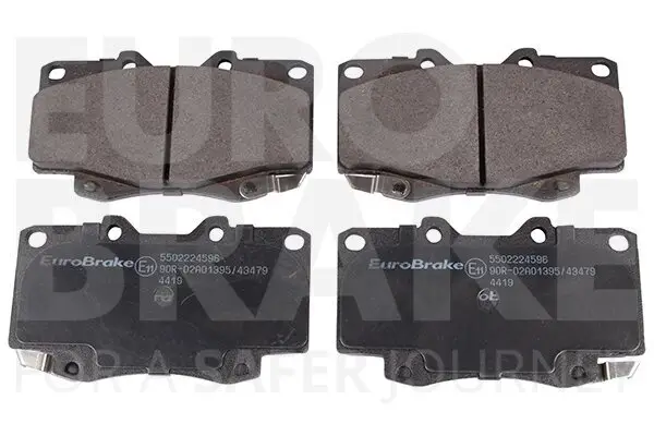 Bremsbelagsatz, Scheibenbremse Vorderachse EUROBRAKE 5502224596