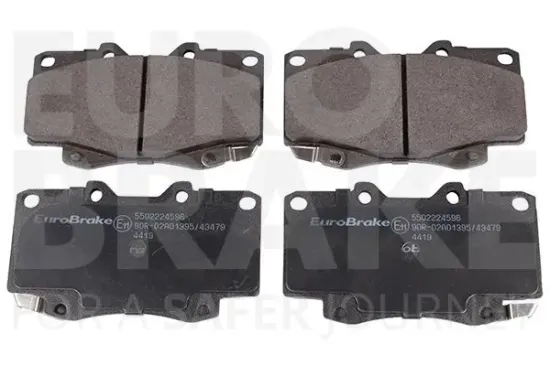 Bremsbelagsatz, Scheibenbremse Vorderachse EUROBRAKE 5502224596 Bild Bremsbelagsatz, Scheibenbremse Vorderachse EUROBRAKE 5502224596