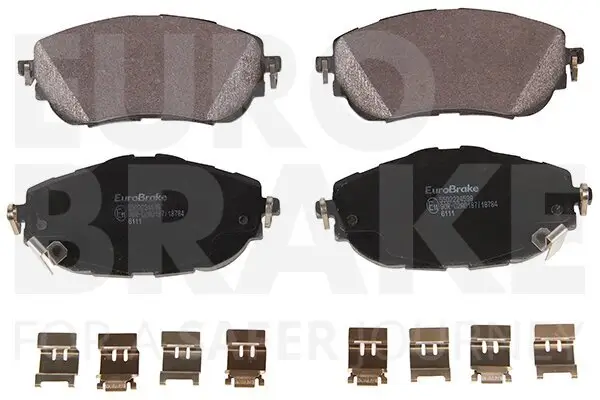 Bremsbelagsatz, Scheibenbremse Vorderachse EUROBRAKE 5502224599