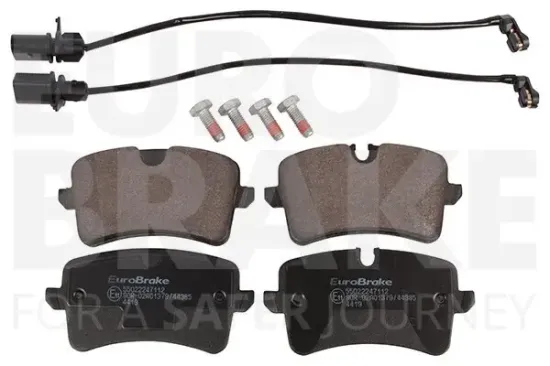 Bremsbelagsatz, Scheibenbremse Hinterachse EUROBRAKE 55022247112 Bild Bremsbelagsatz, Scheibenbremse Hinterachse EUROBRAKE 55022247112