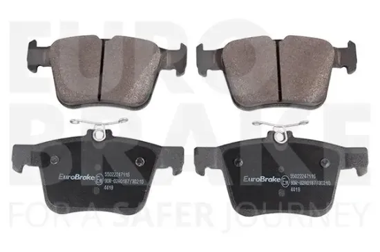 Bremsbelagsatz, Scheibenbremse EUROBRAKE 55022247116 Bild Bremsbelagsatz, Scheibenbremse EUROBRAKE 55022247116