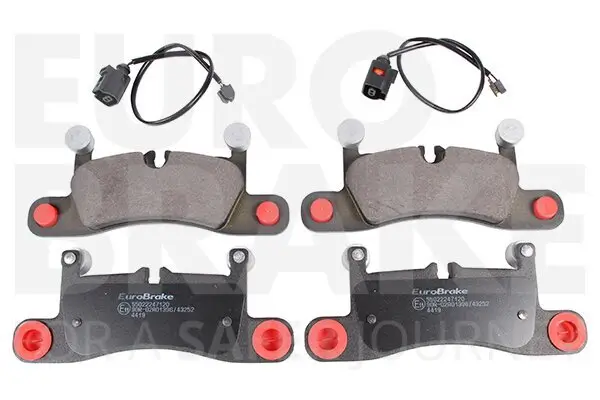 Bremsbelagsatz, Scheibenbremse EUROBRAKE 55022247120