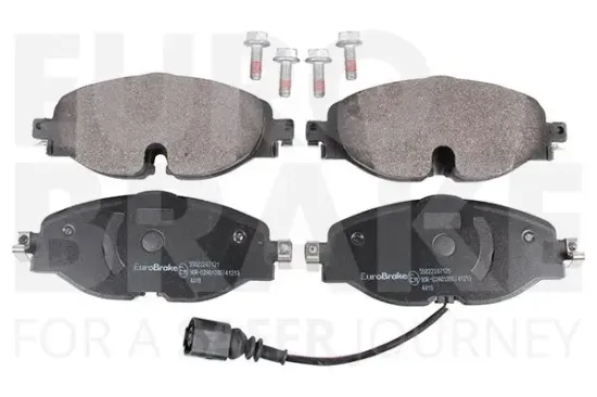 Bremsbelagsatz, Scheibenbremse EUROBRAKE 55022247121 Bild Bremsbelagsatz, Scheibenbremse EUROBRAKE 55022247121