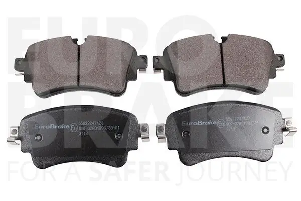 Bremsbelagsatz, Scheibenbremse Hinterachse EUROBRAKE 55022247123