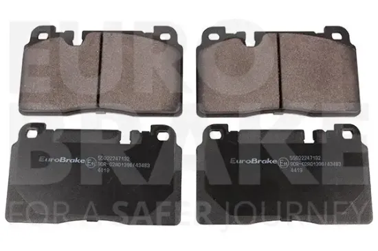 Bremsbelagsatz, Scheibenbremse Vorderachse EUROBRAKE 55022247132 Bild Bremsbelagsatz, Scheibenbremse Vorderachse EUROBRAKE 55022247132