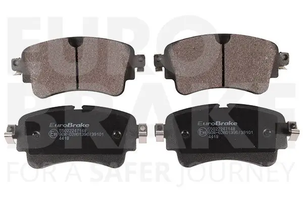 Bremsbelagsatz, Scheibenbremse Hinterachse EUROBRAKE 55022247148