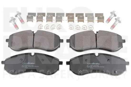 Bremsbelagsatz, Scheibenbremse Hinterachse EUROBRAKE 55022247160 Bild Bremsbelagsatz, Scheibenbremse Hinterachse EUROBRAKE 55022247160