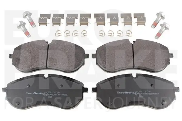 Bremsbelagsatz, Scheibenbremse Vorderachse EUROBRAKE 55022247161