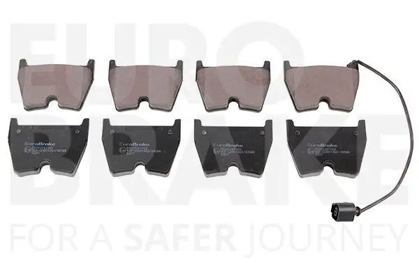 Bremsbelagsatz, Scheibenbremse Vorderachse EUROBRAKE 55022247163