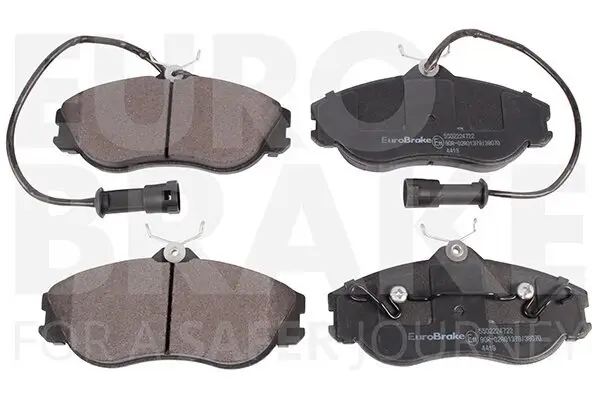 Bremsbelagsatz, Scheibenbremse Vorderachse EUROBRAKE 5502224722