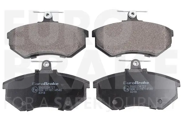 Bremsbelagsatz, Scheibenbremse Vorderachse EUROBRAKE 5502224727