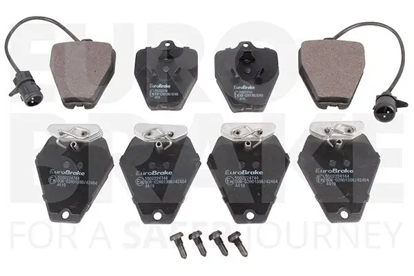 Bremsbelagsatz, Scheibenbremse Vorderachse EUROBRAKE 5502224744