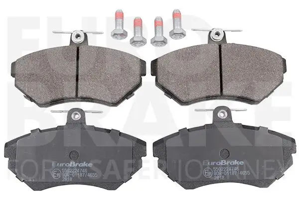 Bremsbelagsatz, Scheibenbremse Vorderachse EUROBRAKE 5502224746