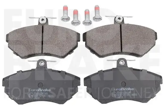 Bremsbelagsatz, Scheibenbremse Vorderachse EUROBRAKE 5502224746 Bild Bremsbelagsatz, Scheibenbremse Vorderachse EUROBRAKE 5502224746