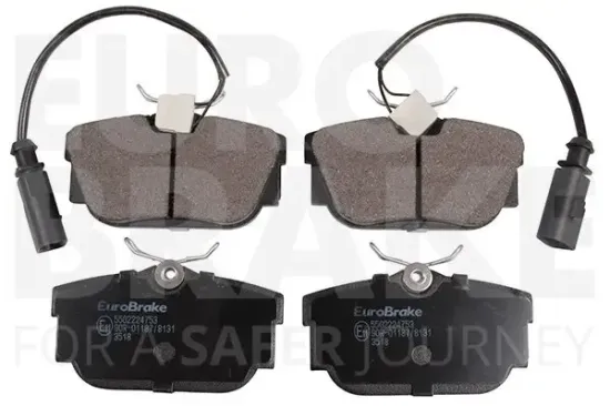 Bremsbelagsatz, Scheibenbremse EUROBRAKE 5502224753 Bild Bremsbelagsatz, Scheibenbremse EUROBRAKE 5502224753