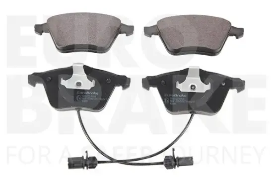 Bremsbelagsatz, Scheibenbremse Vorderachse EUROBRAKE 5502224758 Bild Bremsbelagsatz, Scheibenbremse Vorderachse EUROBRAKE 5502224758