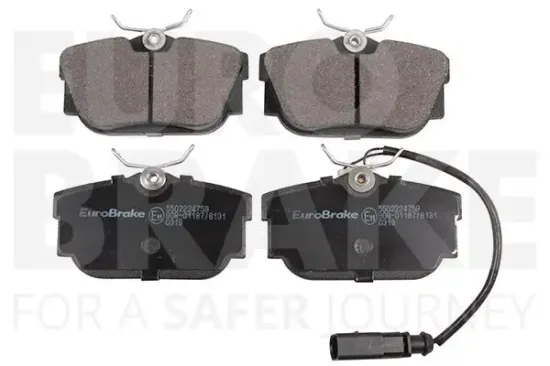 Bremsbelagsatz, Scheibenbremse EUROBRAKE 5502224759 Bild Bremsbelagsatz, Scheibenbremse EUROBRAKE 5502224759