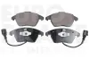 Bremsbelagsatz, Scheibenbremse EUROBRAKE 5502224770