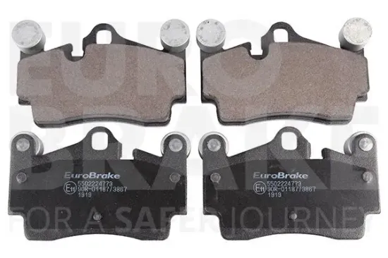 Bremsbelagsatz, Scheibenbremse Hinterachse EUROBRAKE 5502224773 Bild Bremsbelagsatz, Scheibenbremse Hinterachse EUROBRAKE 5502224773