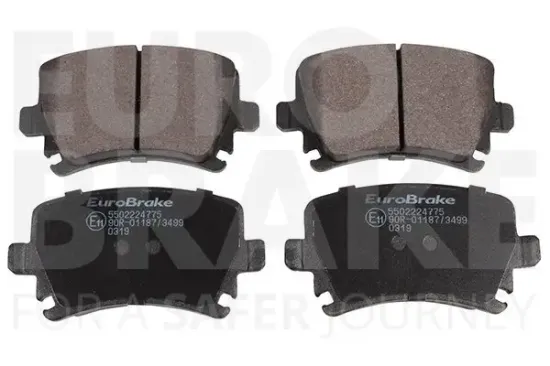 Bremsbelagsatz, Scheibenbremse EUROBRAKE 5502224775 Bild Bremsbelagsatz, Scheibenbremse EUROBRAKE 5502224775
