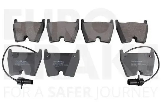 Bremsbelagsatz, Scheibenbremse Vorderachse EUROBRAKE 5502224785 Bild Bremsbelagsatz, Scheibenbremse Vorderachse EUROBRAKE 5502224785