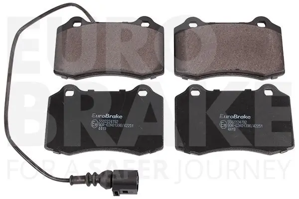 Bremsbelagsatz, Scheibenbremse Vorderachse EUROBRAKE 5502224792