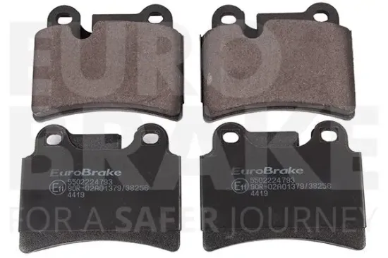 Bremsbelagsatz, Scheibenbremse Hinterachse EUROBRAKE 5502224793 Bild Bremsbelagsatz, Scheibenbremse Hinterachse EUROBRAKE 5502224793
