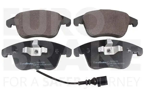 Bremsbelagsatz, Scheibenbremse Vorderachse EUROBRAKE 5502224795