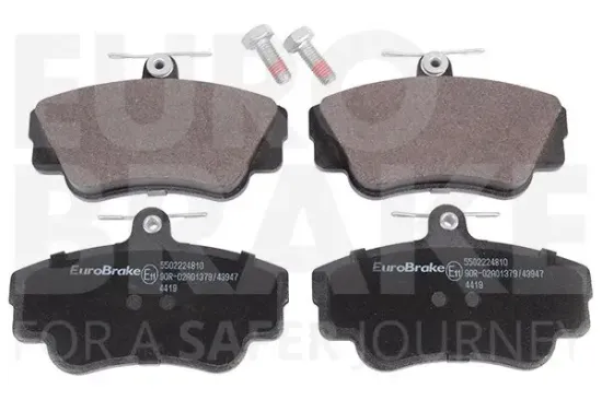 Bremsbelagsatz, Scheibenbremse EUROBRAKE 5502224810 Bild Bremsbelagsatz, Scheibenbremse EUROBRAKE 5502224810