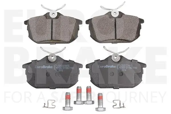 Bremsbelagsatz, Scheibenbremse Hinterachse EUROBRAKE 5502224815