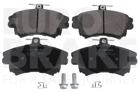 Bremsbelagsatz, Scheibenbremse Vorderachse EUROBRAKE 5502224822 Bild Bremsbelagsatz, Scheibenbremse Vorderachse EUROBRAKE 5502224822