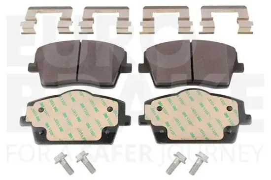 Bremsbelagsatz, Scheibenbremse Vorderachse EUROBRAKE 5502224835 Bild Bremsbelagsatz, Scheibenbremse Vorderachse EUROBRAKE 5502224835