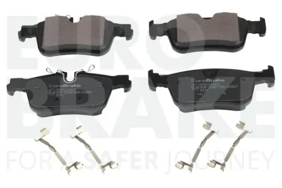 Bremsbelagsatz, Scheibenbremse EUROBRAKE 5502224837 Bild Bremsbelagsatz, Scheibenbremse EUROBRAKE 5502224837