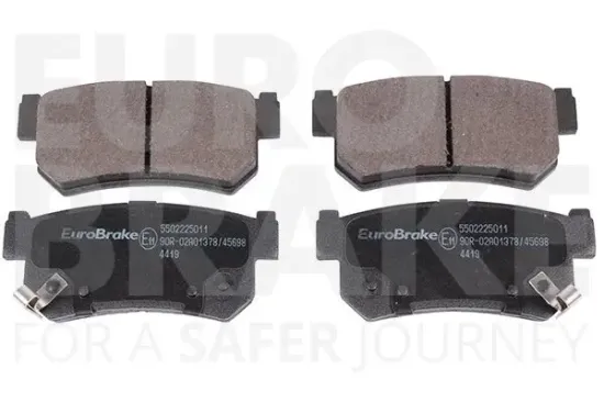 Bremsbelagsatz, Scheibenbremse EUROBRAKE 5502225011 Bild Bremsbelagsatz, Scheibenbremse EUROBRAKE 5502225011