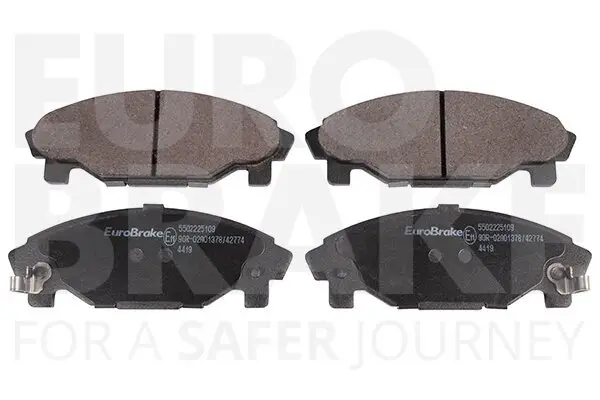 Bremsbelagsatz, Scheibenbremse Vorderachse EUROBRAKE 5502225109