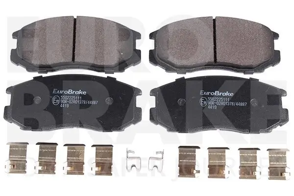 Bremsbelagsatz, Scheibenbremse Vorderachse EUROBRAKE 5502225111