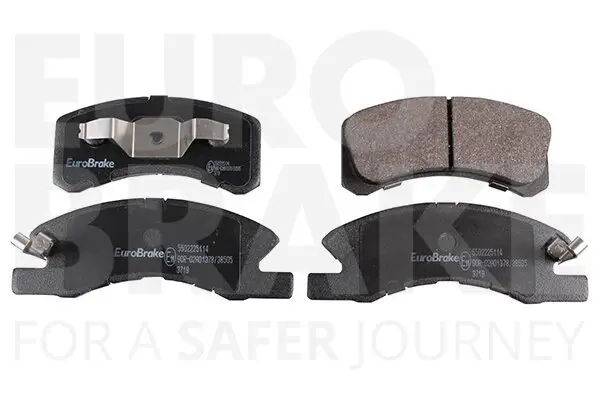 Bremsbelagsatz, Scheibenbremse Vorderachse EUROBRAKE 5502225114