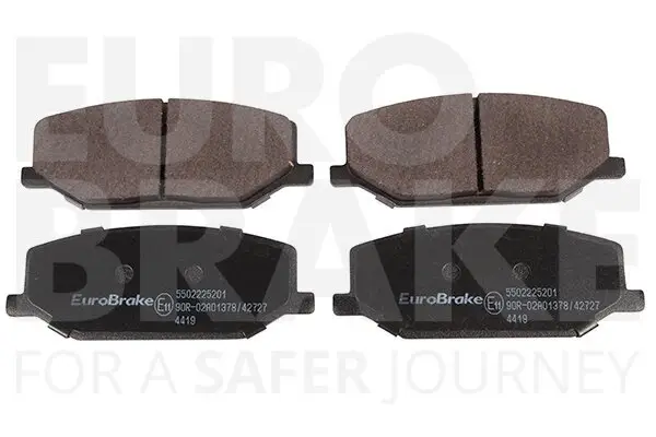 Bremsbelagsatz, Scheibenbremse Vorderachse EUROBRAKE 5502225201