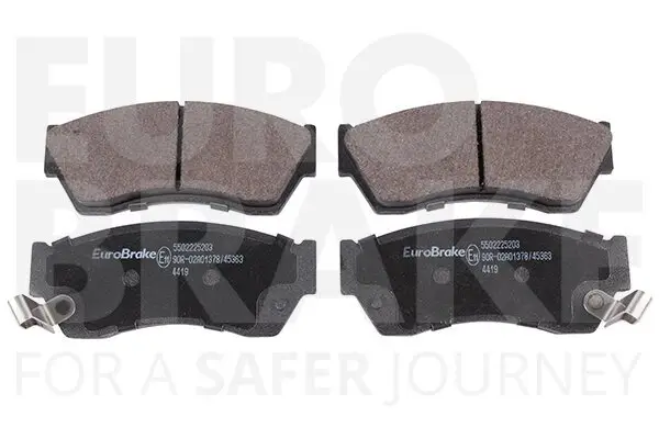 Bremsbelagsatz, Scheibenbremse EUROBRAKE 5502225203 Bild Bremsbelagsatz, Scheibenbremse EUROBRAKE 5502225203