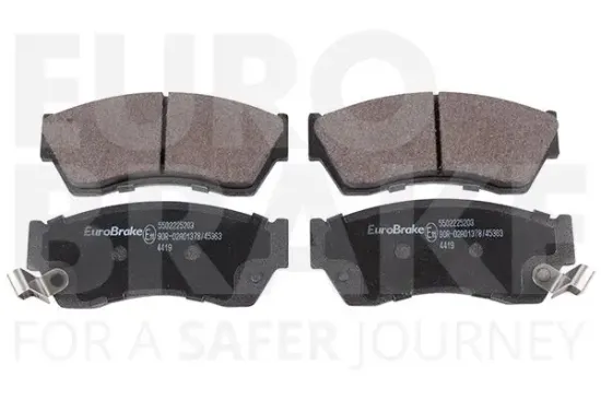 Bremsbelagsatz, Scheibenbremse Vorderachse EUROBRAKE 5502225203 Bild Bremsbelagsatz, Scheibenbremse Vorderachse EUROBRAKE 5502225203