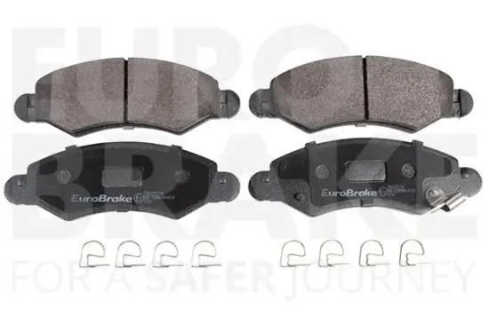 Bremsbelagsatz, Scheibenbremse Vorderachse EUROBRAKE 5502225216 Bild Bremsbelagsatz, Scheibenbremse Vorderachse EUROBRAKE 5502225216