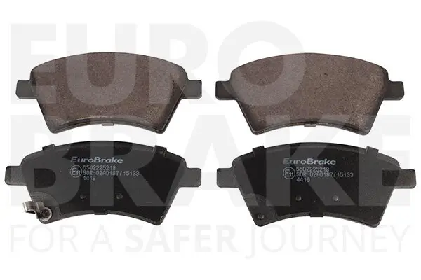 Bremsbelagsatz, Scheibenbremse Vorderachse EUROBRAKE 5502225218