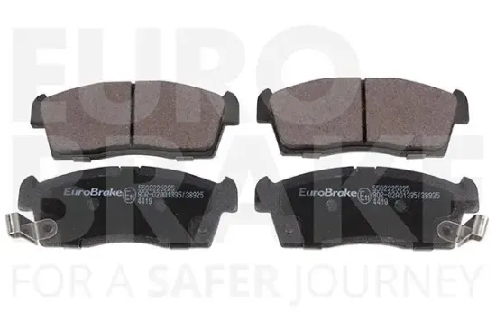 Bremsbelagsatz, Scheibenbremse EUROBRAKE 5502225225 Bild Bremsbelagsatz, Scheibenbremse EUROBRAKE 5502225225