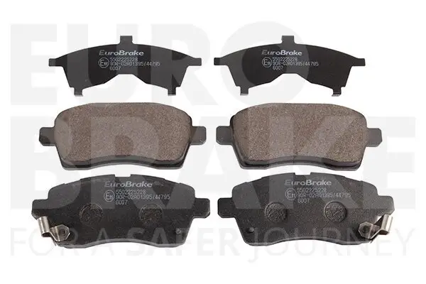 Bremsbelagsatz, Scheibenbremse Vorderachse EUROBRAKE 5502225228