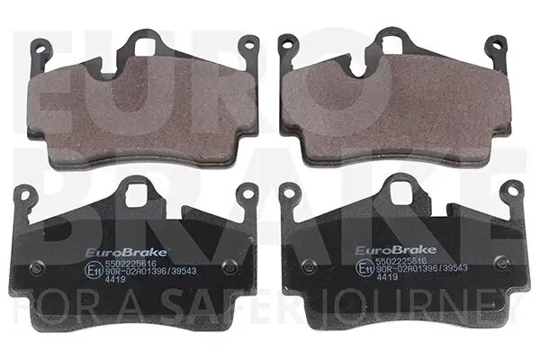 Bremsbelagsatz, Scheibenbremse Hinterachse EUROBRAKE 5502225616