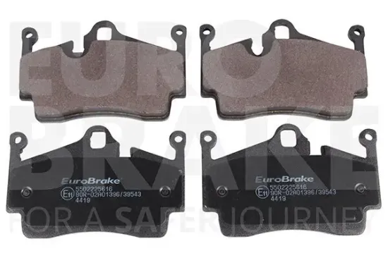 Bremsbelagsatz, Scheibenbremse Hinterachse EUROBRAKE 5502225616 Bild Bremsbelagsatz, Scheibenbremse Hinterachse EUROBRAKE 5502225616