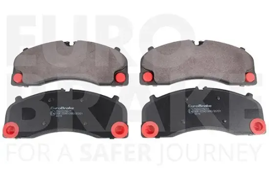 Bremsbelagsatz, Scheibenbremse Vorderachse EUROBRAKE 5502225617 Bild Bremsbelagsatz, Scheibenbremse Vorderachse EUROBRAKE 5502225617