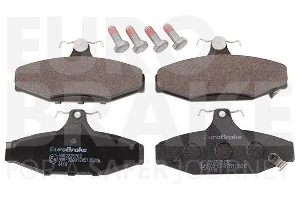 Bremsbelagsatz, Scheibenbremse Hinterachse EUROBRAKE 5502225702